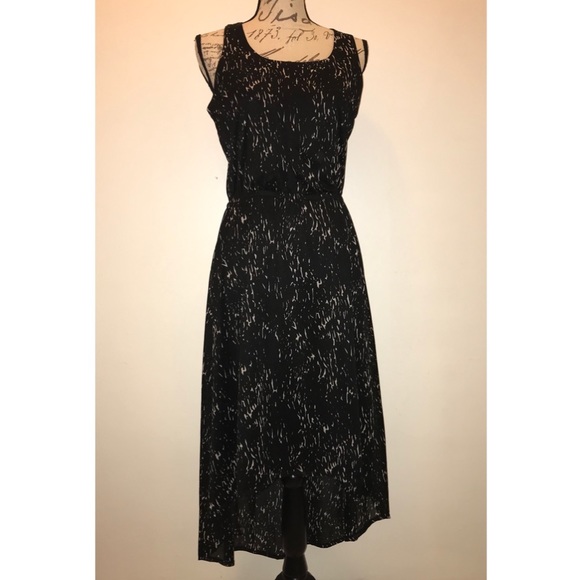 The Limited Dresses & Skirts - The Limited Black Summer Maxi Dress White Print S